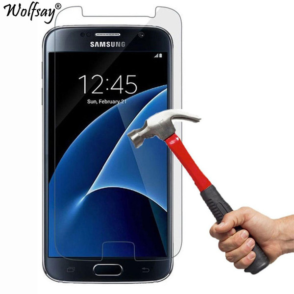 2PCS For Tempered Glass Samsung Galaxy S7 Screen Protector Ultra-Thin Protective Film For Samsung Galaxy S7 Glass