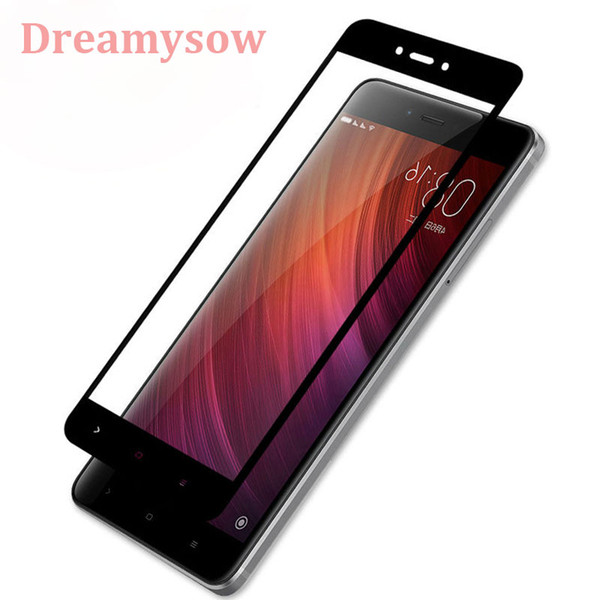 Dreamysow Full Cover Tempered Glass for Xiaomi Mi A1 5X Screen Protector for Xiaomi Redmi Note 5A Prime 5 Plus 4X Note 4 Global