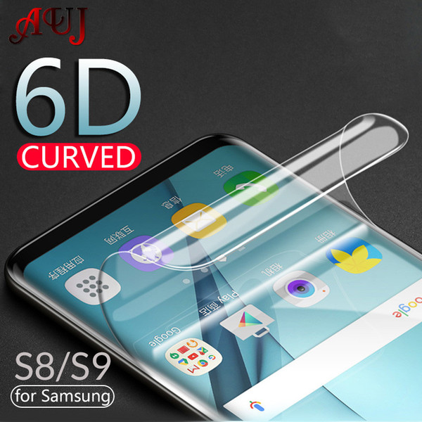 For Galaxy S8 S9 Plus Note 8 Screen Protector 6D Hydrogel Soft Film For S7 S6 Edge Plus Note8 Protective Film