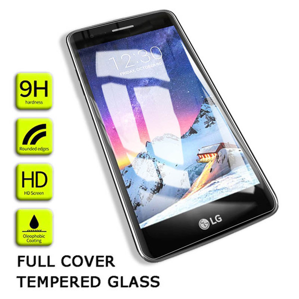 MRGO Full Cover Screen Protector for LG K8 2017 Tempered Glass on K8 2017 Tempered Glass for LG