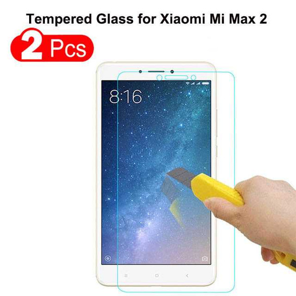 Xiaomi Mi Max 2 Glass Xiaomi Mi Max 2 Tempered Glass 9H 2.5D  Screen Protector Film For Mi Max 2 max2 6.44