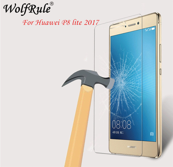 2PCS Screen Protector Glass Huawei P8 Lite 2017 Tempered Glass For Huawei P8 Lite 2017 Honor 8 Anti-scratch Film