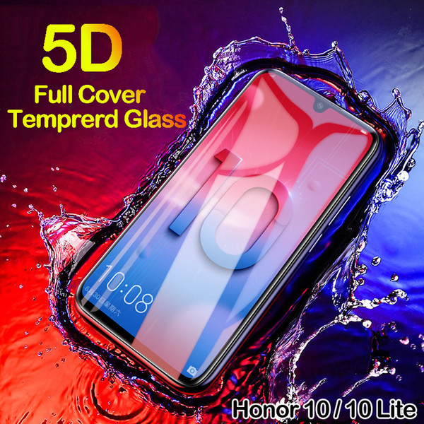 5D Tempered Glass for Huawei Honor 10 Lite Screen Protector on Tempered Glass for Huawei Honor 10 Safety Honer Lite