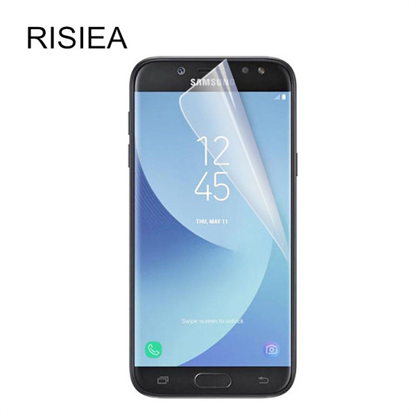 RISIEA 1pcs clear glossy Screen Protector Protective Film Guard For Samsung Galaxy J3 J5 J7 2015 2016 2017 A8 2015 2016