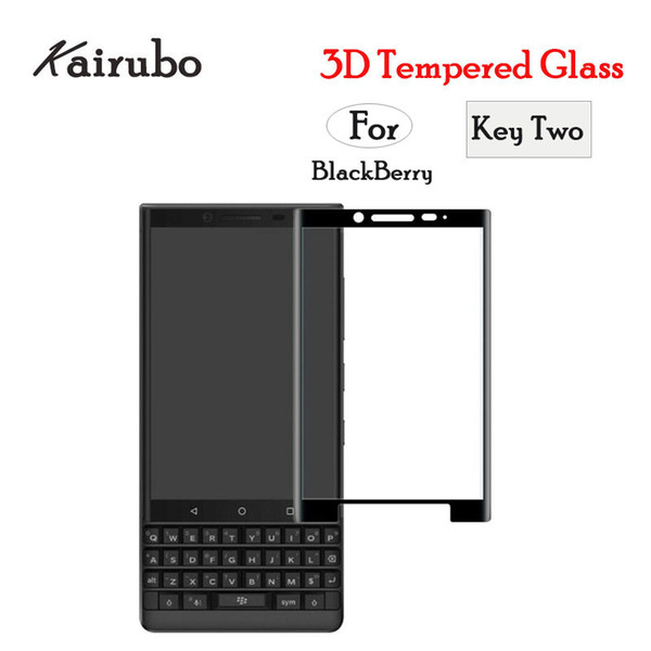 2Pcs/bag 3D Tempered Glass For  Keytwo Full Cover 9H Protective film Screen Protector For  Key 2 Key2