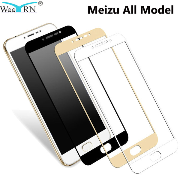 2.5D Full Cover Screen Protector Tempered Glass Meizu M5 Note M5C M5S M6 Note M6S Pro 6 7 Plus Glass Film Meizu 15