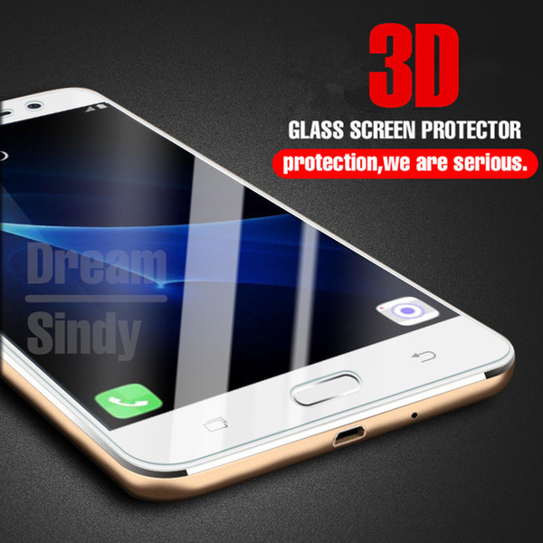 3D Protective Glass For Samsung Galaxy A3 A5 A7 J3 J5 J7 2017 EU Full Cover For Samsung A8 2018 Screen Protector Tempered Glass