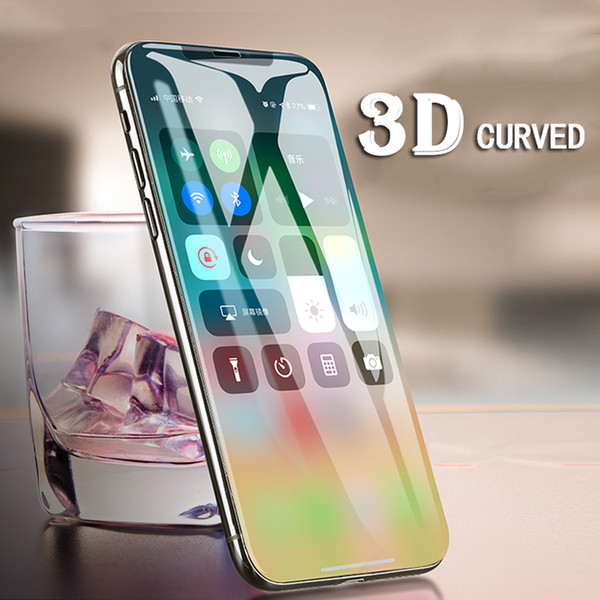 RZP 3D Full Cover Tempered Glass For iPhone X Screen Protector On The For Apple iPhone X 10 Tempered Glass Curved Protectiv Film