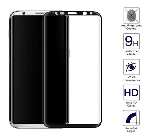 For Samsung Galaxy S8 Plus Tempered Glass For Samsung Galaxy S8 Screen Protector Film 3D Full Cover For Samsung Galaxy S8 Plus Glass