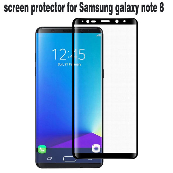 For Samsung Note 8 Tempered Glass Screen Protector Film 3D Full Cover Glass