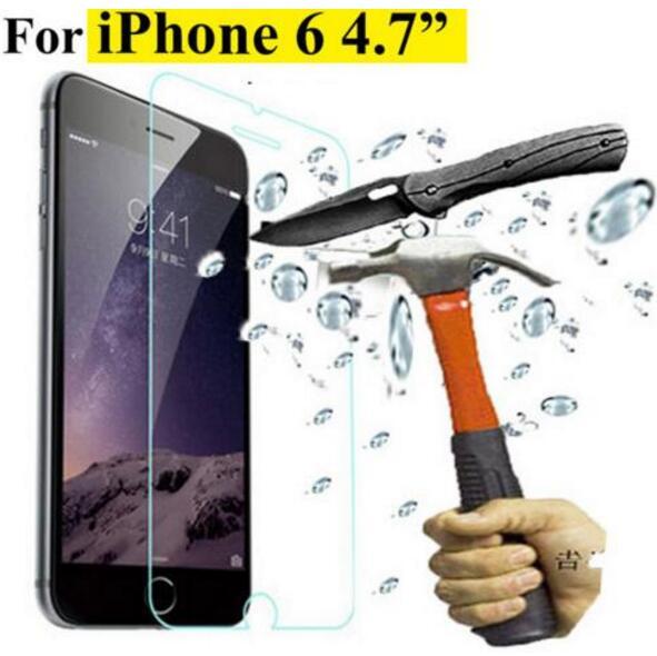 Ultra Thin 0.26mm 2.5D 9H Tempered Glass For iPhone 7 plus 7 6s plus 6s 6 5s 5c 5 4s 4 Screen Protector 4.7