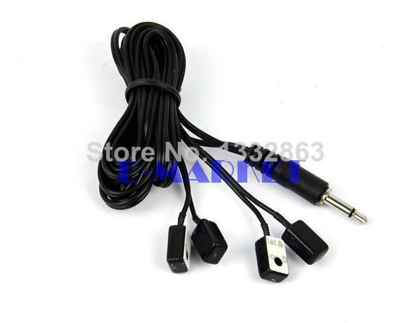 Wholesale-1 Receiver+4 Emitter for Infrared Remote Control Extender IR  TK0147 3F