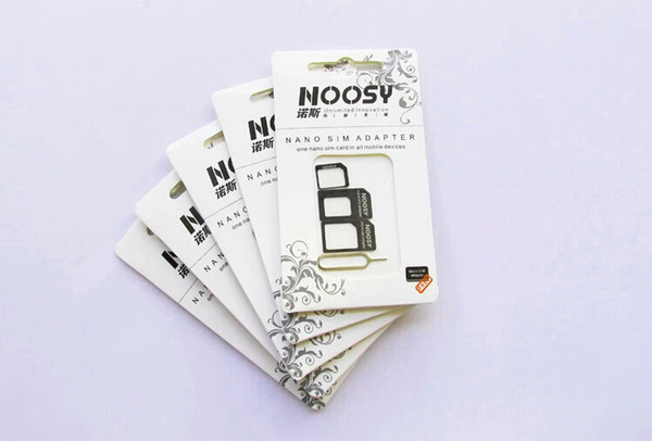 NOOSY Nano Sim & Micro Sim & Standard Sim Card Convertion Converter Nano Sim Adapter Micro sim Card For Iphone 6 Plus All Mobile Devices S10
