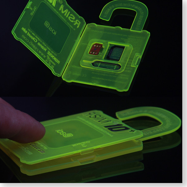 Newest R-SIM 10+ Unlock Card For iPhone 6 RGKINSE R SIM 10+ For IOS 9 IOS 8 Support All SIM Card Retail Package