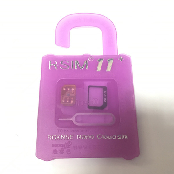 Original RSIM11+ r sim 11 + rsim11 unlock card For iPhone iPhone 7 plus iphone 6 unlocked iOS 10.x-7.x 4G CDMA GSM WCDMA SB AU SPRINT