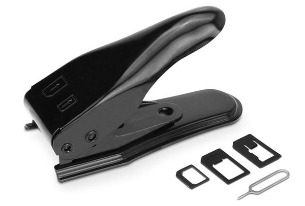 2 in 1 Nano Micro sim card cutter for iPhone7 6 plus 5 4s 4 For Samsung S6 For Cell phone Upgrade dual use free DHL 50sets/lot