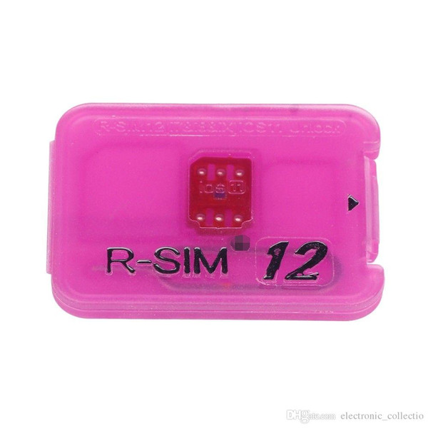 R-SIM12 Pour for iPhoneX/8/8p7/6/6s/5 IOS11.x 10.x 4G Nano Unlock Cloud rsim Card HG