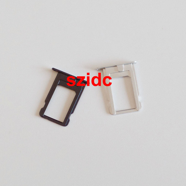 100pcs/lot Genuine Original New Sim Card Tray Slot Holder Replacement Parts For iPhone 5 Black/White Wholesale