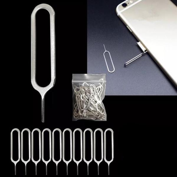 Sim Card Tray Removal Eject Pin Key Tool Ejector For iphone X 8 7 Samsung Galaxy s6 s7 xiaomi Huawei P8 P9 Lite