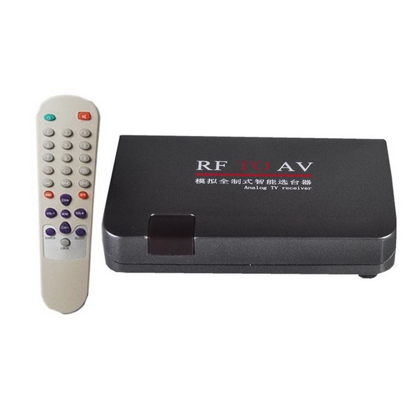 dhl or fedex 50pcs RF TO AV Receiver RF To AV Analog Cable TV Receiver Converter USB AC110V-AC240V