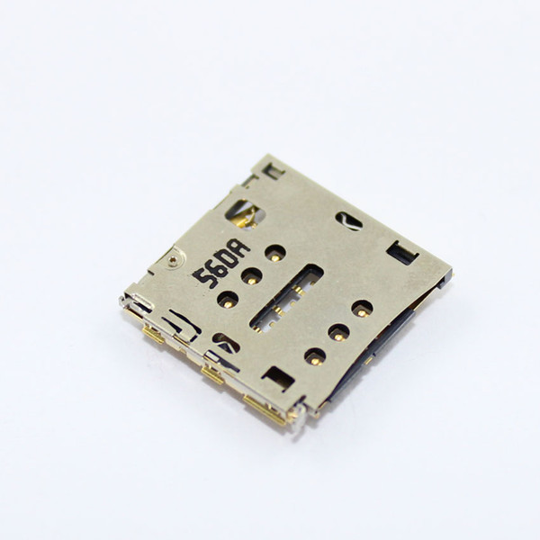 Wholesale- 10pcs and new sim card reader connector socket slot for huawei Ascend mate7 mate 7 MT7-TL00 CL00 UL00 TL10