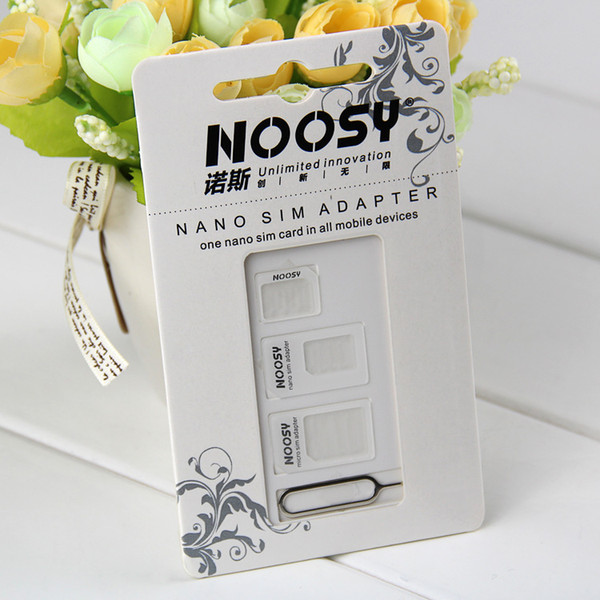 NOOSY Nano Micro Sim Convertion Converter Nano Sim Adapter Micro sim Card For Iphone 6 Plus All Mobile Devices S10