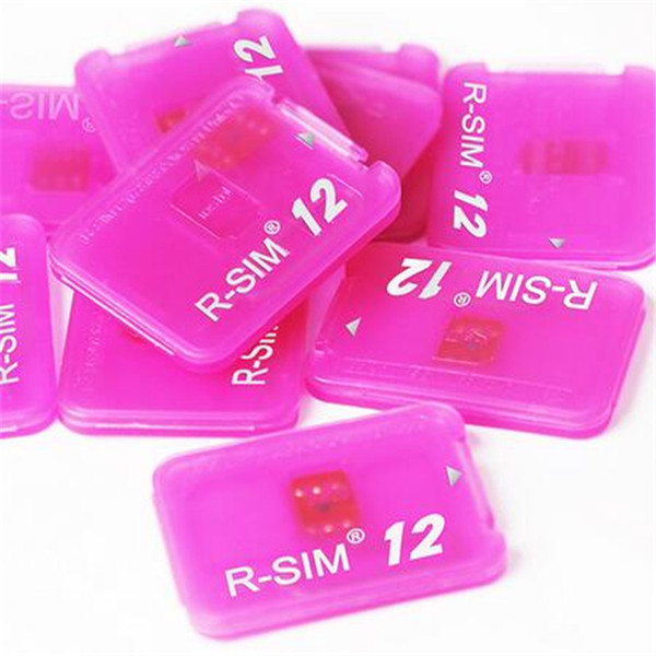 R-SIM 12 SIM12 r12 sim11 rsim 11+ unlock card iOS 11 ios10 iccid unlocking cards for iphone x 8 7 plus 8p 6p 3G 4G Cards with SIM Card Pin