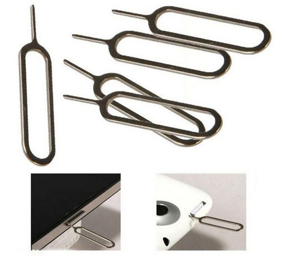 Sim Card Removal Tool Tray Eject Pin Ejector Needle Pin Key Remover for iPhone X XR XS MAX iPad iPod Samsung GALAXY HUAWEI XIAOMI 10000PCS