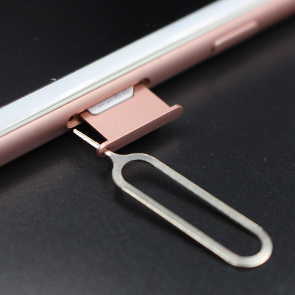 Sim Card Ejector Tool Sim Card Tray Eject Pin Key Tool For iPhone 4 5 6 6s 7 plus for Mobile phones new