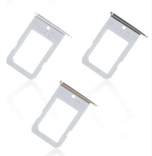 Repair Parts SIM Card Tray Slot Holder For Samsung Galaxy S6 Edge Replacement Case SIM Card Tray Adapter