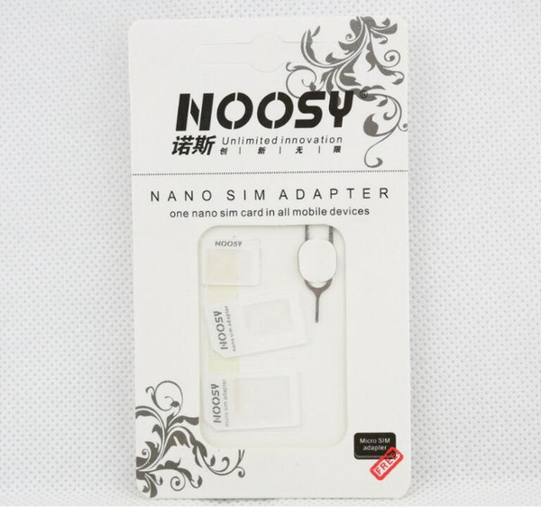 NOOSY Nano Sim & Micro & Standard Card Convertion Converter Nano Adapter Micro Card For Iphone 6 Plus All Mobile Devices S10 2018