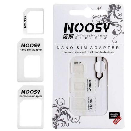 4 in 1 Dual Sim Card Adapter For iPhone 8 for Samsung Nano SIM Card Adapter for Micro Standard Card phone
