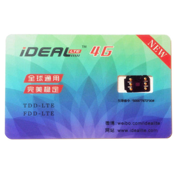 GSM 4G Unlock Sim Card Hot Sale 10.3.2 Plug and Play for iPhone 7 6S 6 Plus 5 LTE iOS
