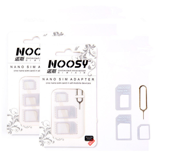 NOOSY Nano Micro Sim Convertion Converter Nano Sim Adapter Micro sim Card For Iphone 6 Plus All Mobile Devices S10