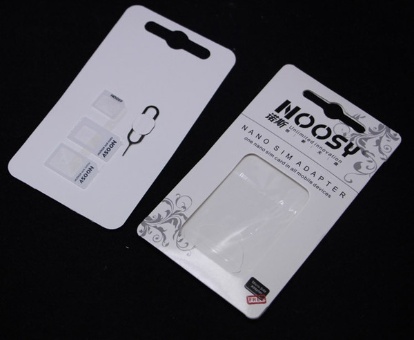 NOOSY Nano Sim & Micro Standard Sim Card Convertion Converter Nano Sim Adapter Micro Card For Iphone 6 Plus All Mobile Devices S10