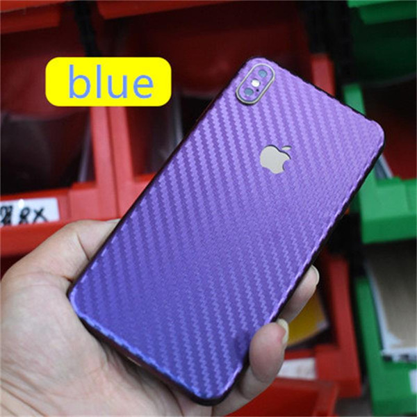 Carbon Fiber Phone Sticker For Iphone X XS MAX XR 6 7 8 Plus High Quality Cellphone Film