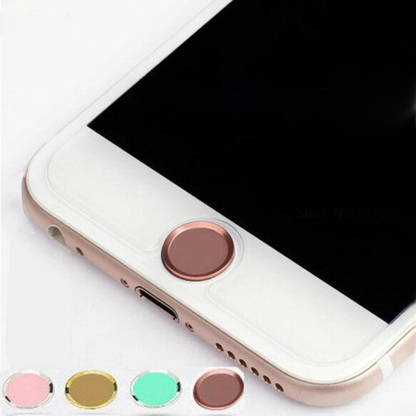 Touch ID Metal Aluminum Home Button Sticker for mobile phone Finger Identification