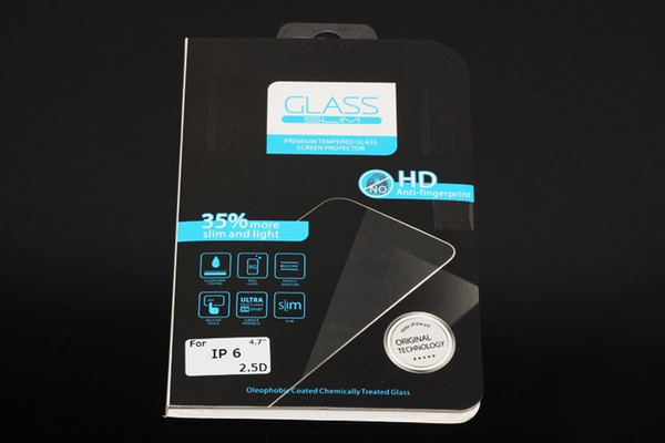 HD Tempered Glass Screen Protector High quality For iPhone 6 Hot sell Ultra Thin with retail box