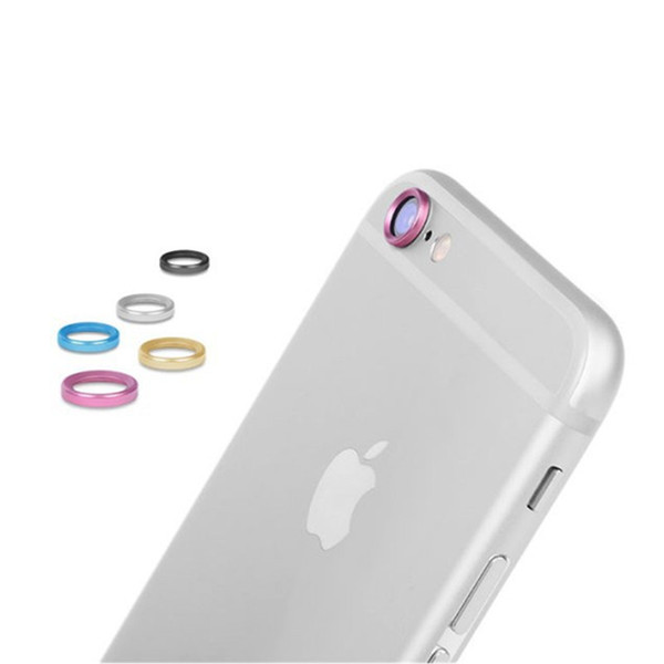 Metal Camera Circle Lens Protective Ring Cover Sticker For iPhone 7 8 7 8 Plus Colorful Luxury mini protector