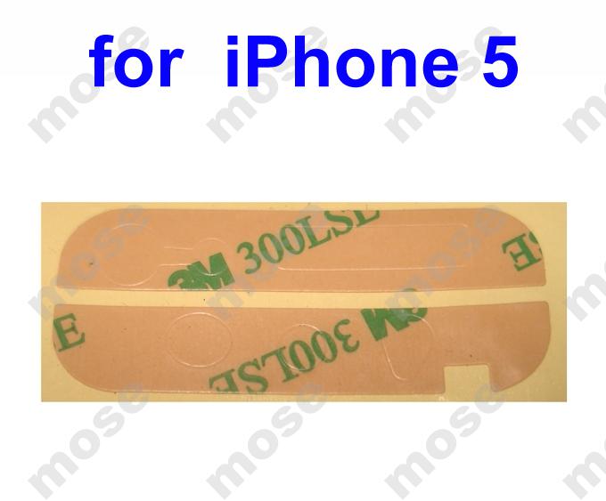 DHL Free Shipping 3M Adhesive Sticker For iPhone5 of Back Top+Bottom Cover Repair Wholesale 1000 pair (2000pcs)