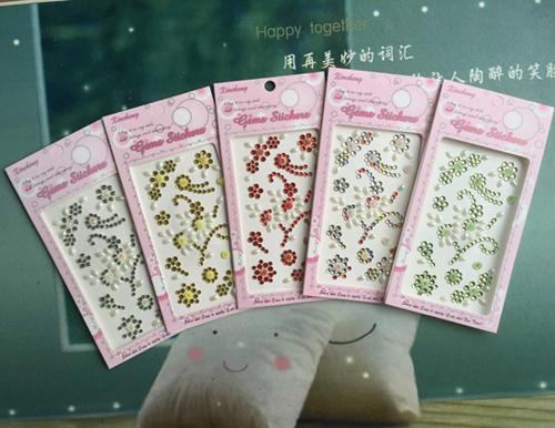 4mm Crystal Resin Rhinestone 6mm AB Color Sunflower Stone 8MM Marquise Cream Pearl Mash Up Butterfly Phone DIY Sticker