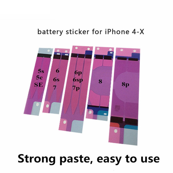 Battery Sticker Adhesive Tape Glue for Back Housing Rear Tape Strip Sticker Battery Heat Dissipation for iphone 7 for iphone 5 6s