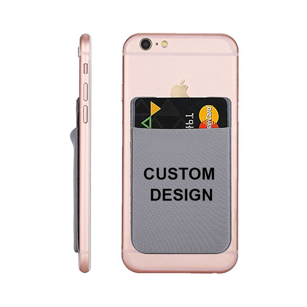 Promotional Wholesale Customized Your Own Design 3M Back Sticker For Cell Phone Card Holder Sticker For Mobile Phone