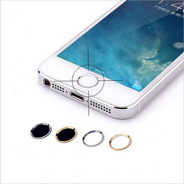 Home Smart Metal Buttons Stick Fingerprint Identification Concave Keys Touch ID Botton Phone Round DIY Decoration Sticker For Iphone 6 6s