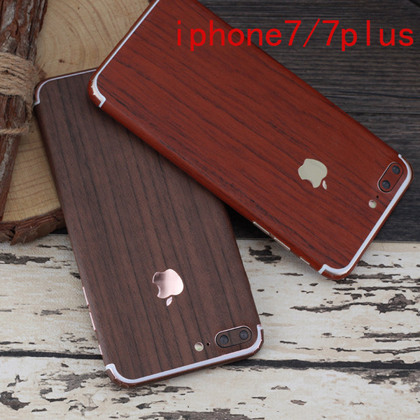 Wood Design Full Body Sticker Imitation Wood Front + Rear Film Cover Mobile Phone Film For Iphone7/8 plus,6/6s,6/6s Plus