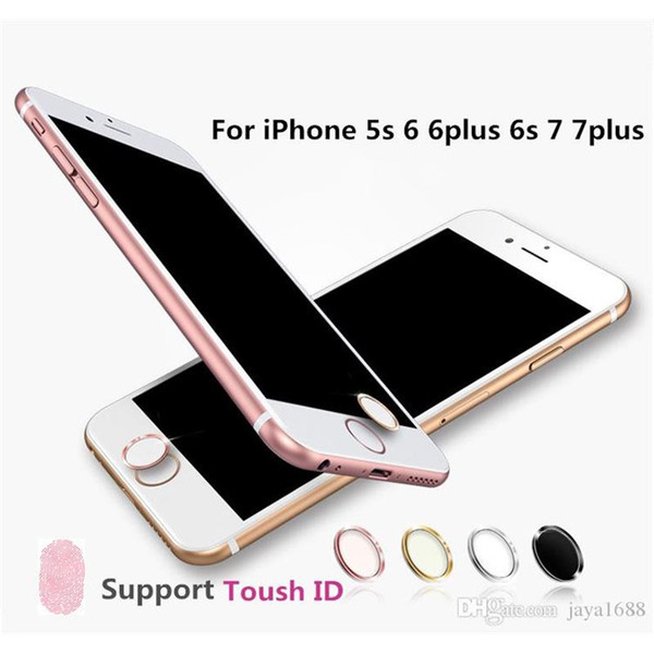 Touch ID button protector Sticker iphone 7 Home keypad keycap for IPhone 5s 6 6s 6plus 7plus Support Fingerprint Unlock Touch key ID