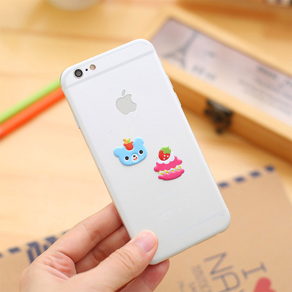 Lovely Cartoon Stickers for iPhone 6s 7 Plus Fruit Trinkets for Mobile phone