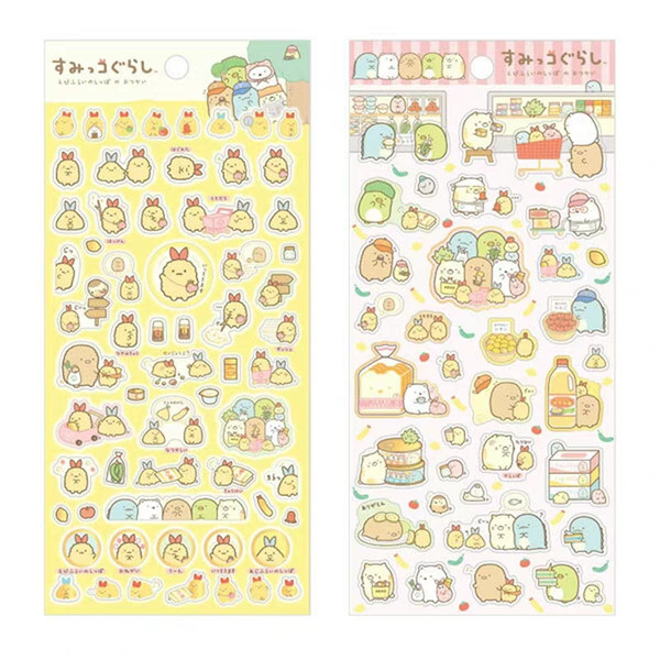 mobile phone screen sticker adorn cute creative transparent cartoon waterproof pretty girl dream small paste paper package