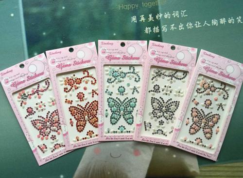 240Pcs Crystal Resin Rhinestone/Sunflower Stone 8MM Marquise Cream Pearl Mash Up Flower / Butterfly Phone DIY Sticker DHL Free Shipping