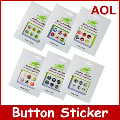 200pack/lot (1200 stickers) Home Button Sticker for i - M0bile Phone Many Teams YETTIDE New Arrival